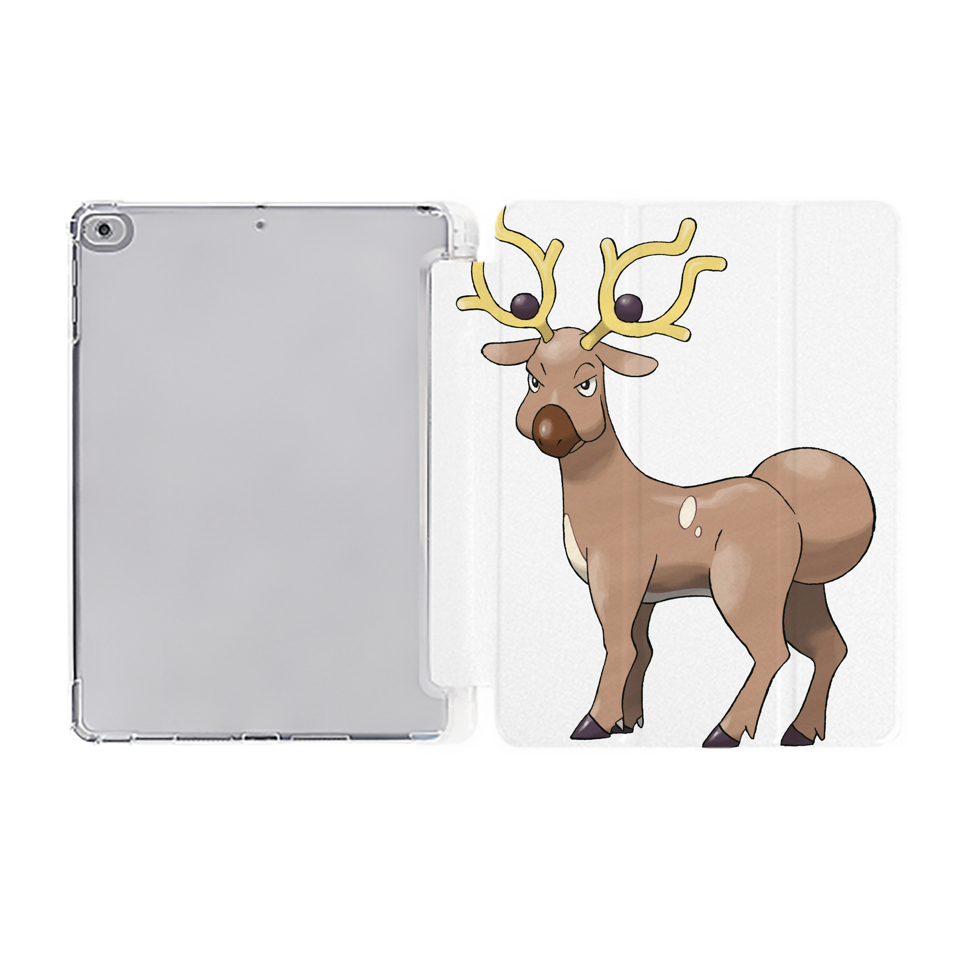 （画像用） ポケットモンスター Pokémon IPad ケース ペン収納付き 三つ折りスタンド PUレザー×シリコン 対応機種9.5/10.5/10.9インチ